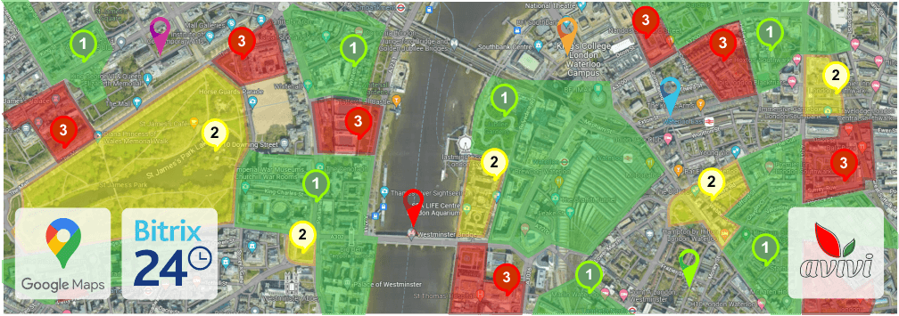 How a module for Bitrix24 from Avivi will help work with Google Maps to determine locations