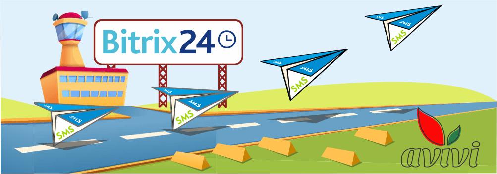 Custom application for sending SMS with Bitrix24 from Avivi