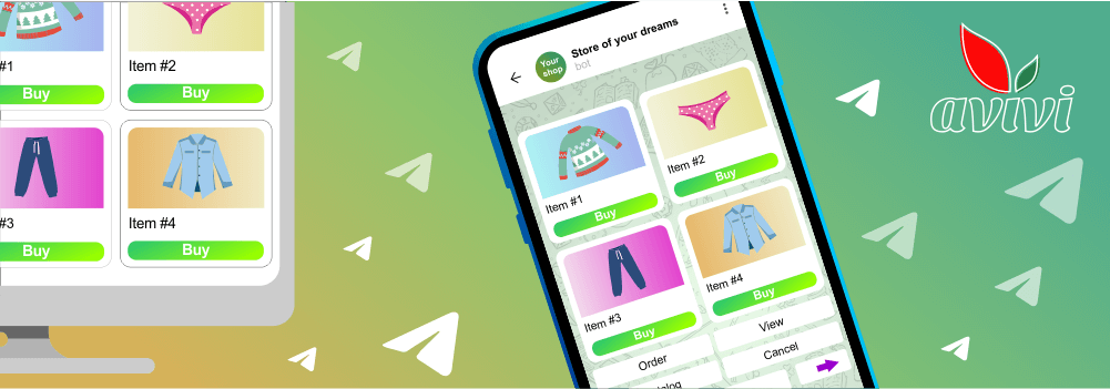 The online store in Telegram from Avivi is a new level of your sales